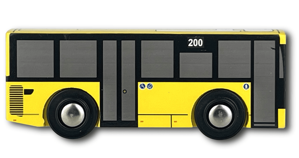 Berliner Holz Stadtbus Linie 200 für Holzeisenbahn-Spielwelten