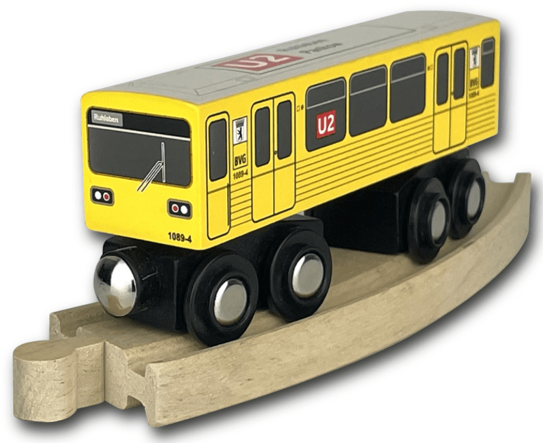 Holz‑U‑Bahn Berlin Linie U2 Gisela Miniatur ab 3 Jahren