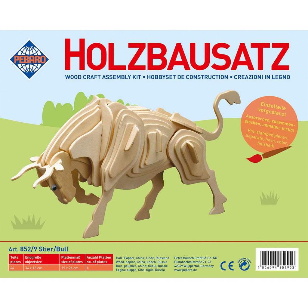 Holzbausatz "Stier" - Siva