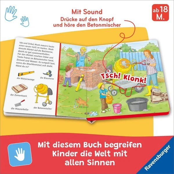 Interaktives Soundbuch Baustelle ab 18 Monate