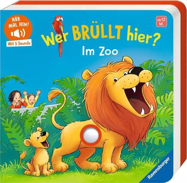 Hör mal hin Im Zoo Soundbuch Tiere ab 18 Monaten Ravensburger
