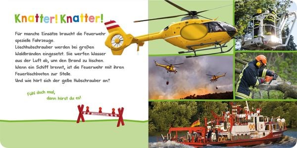 Hör mal rein, wer kann das sein? – Bei der Feuerwehr - Ars Edition