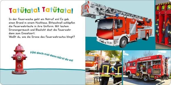 Feuerwehr Tatütata Geräusch – Soundbuch für Kleinkinder
