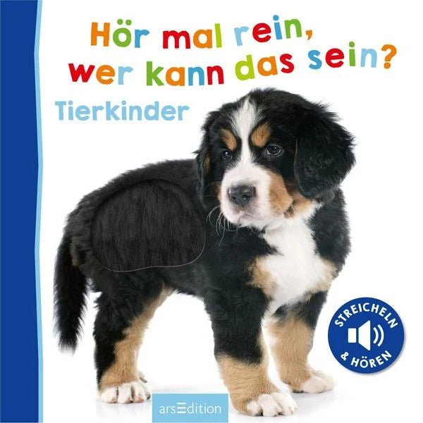 Kinderbuch Tierkinder mit Soundmodul und Fotos – ars edition Cover