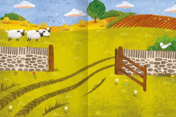 Stickerbuch mit Hundemotiven und kreativen Szenen
