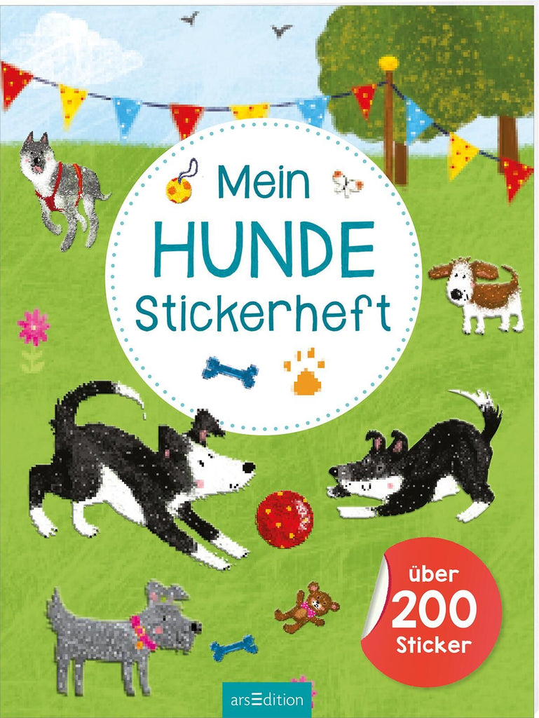 Hunde-Stickerheft für Kinder mit über 200 Stickern ab 4 Jahren
