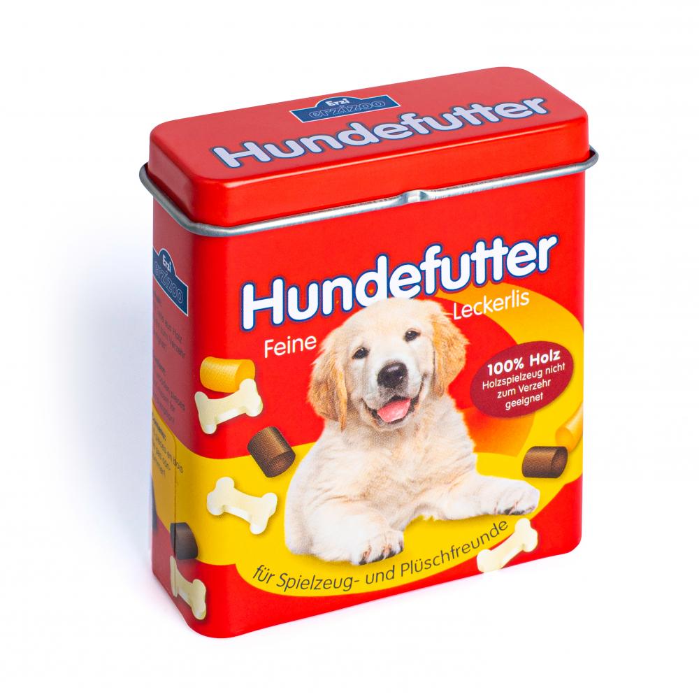 Hundefutter Set Holz Erzi mit 16 Futterstücken
