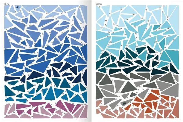 Mosaik-Stickerheft Unterwasserwelt ab 10 Jahren mit Glanzstickern