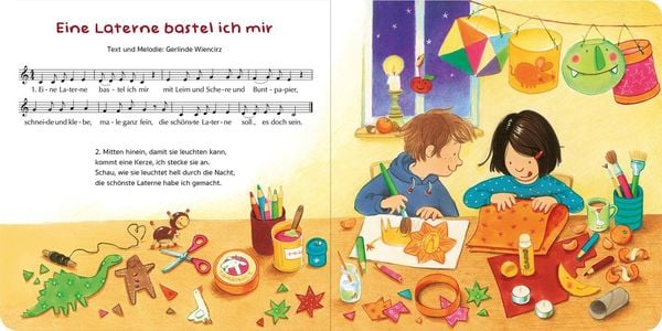 Laternenbuch für Kinder – Bastelanleitung und Martinsgeschichte
