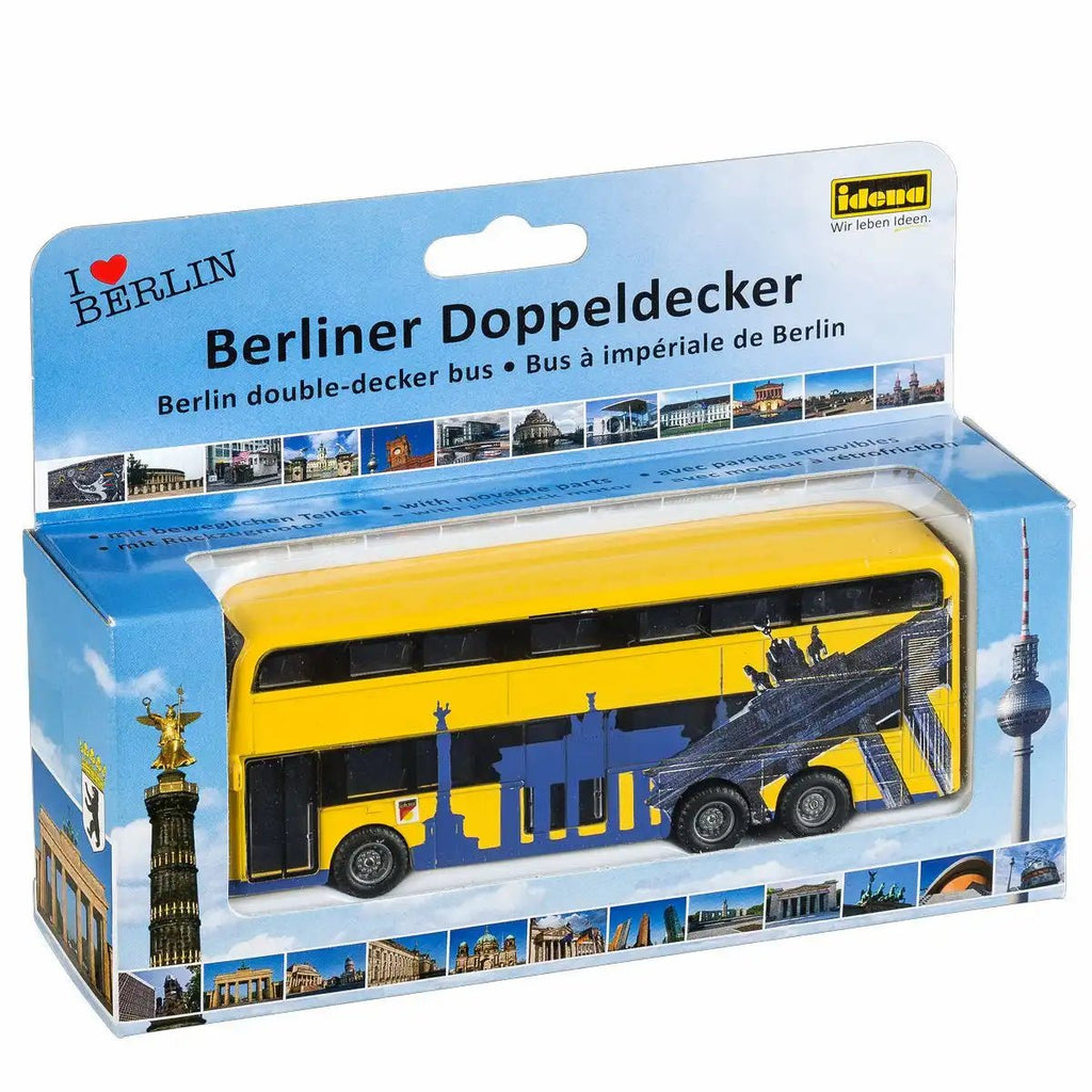 Spielzeug Bus Berlin Idena Rückzug 14 cm ab 3 Jahren