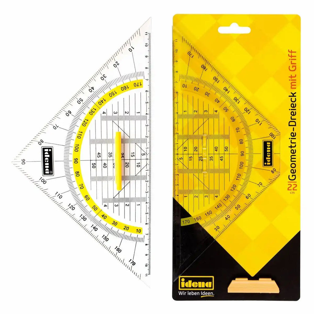 Geometrie-Dreieck Idena 22 cm komfortabler Griff
