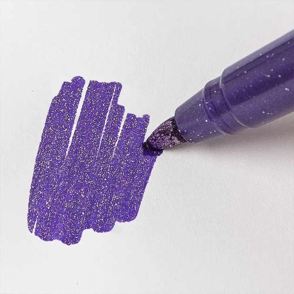 Glitzermarker-Set Idena für Kinder & Erwachsene