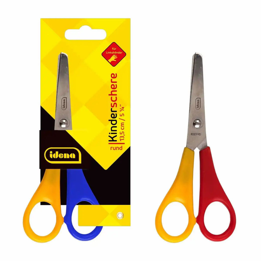 Idena Kinderschere rund 5¼″ für Linkshänder 13,5 cm
