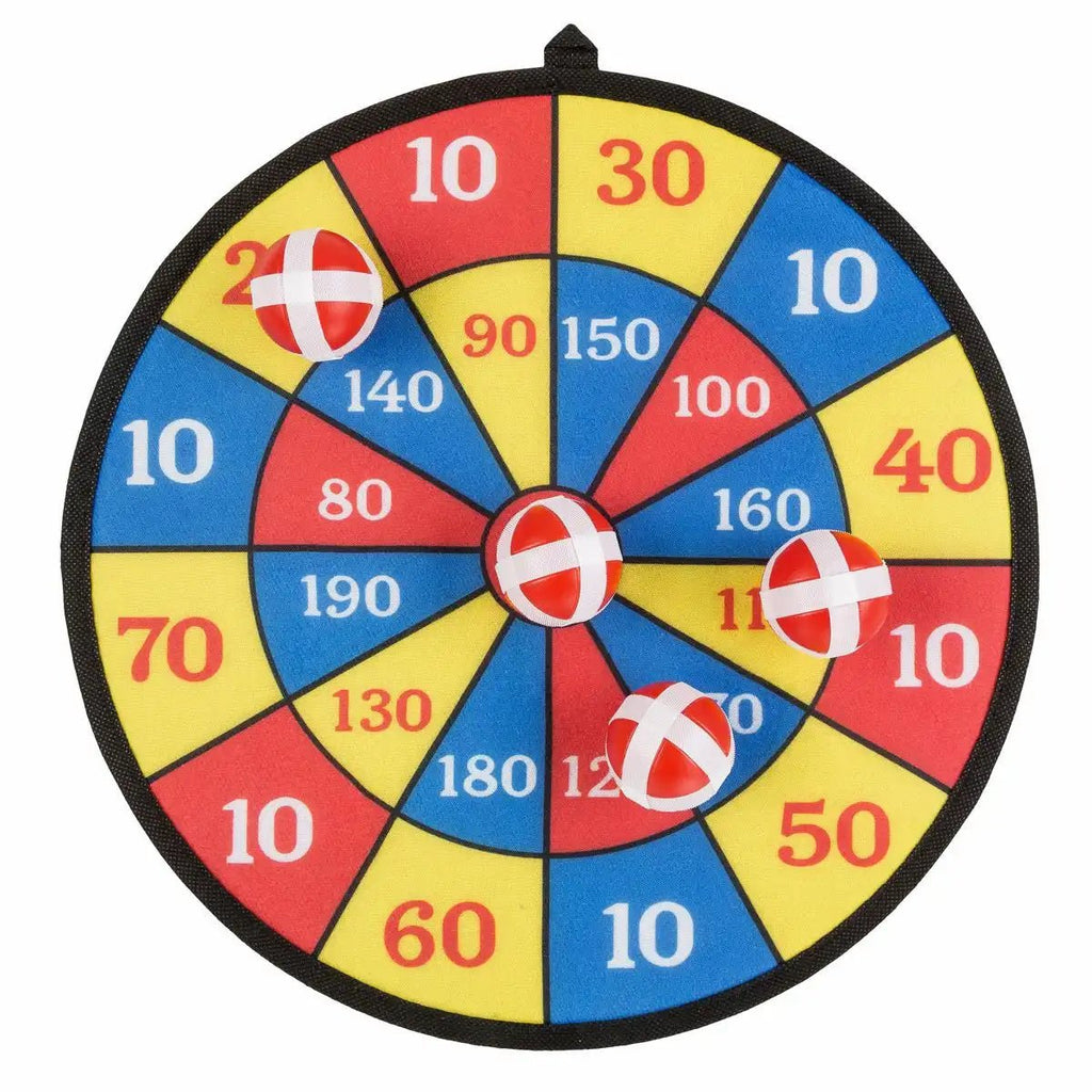 Idena Klettball Dart Ø35 cm mit 4 Bällen ab 3 Jahren