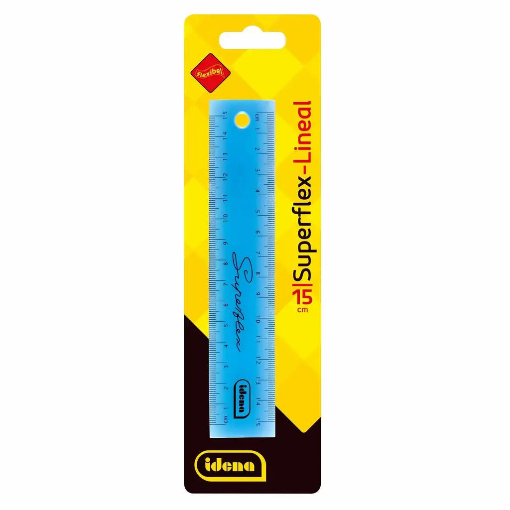Flexibles Kunststoff-Lineal 15 cm Idena Schule