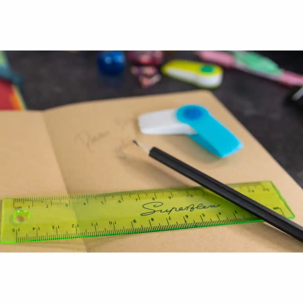 Schule Lineal Kunststoff biegsam Idena 15 cm