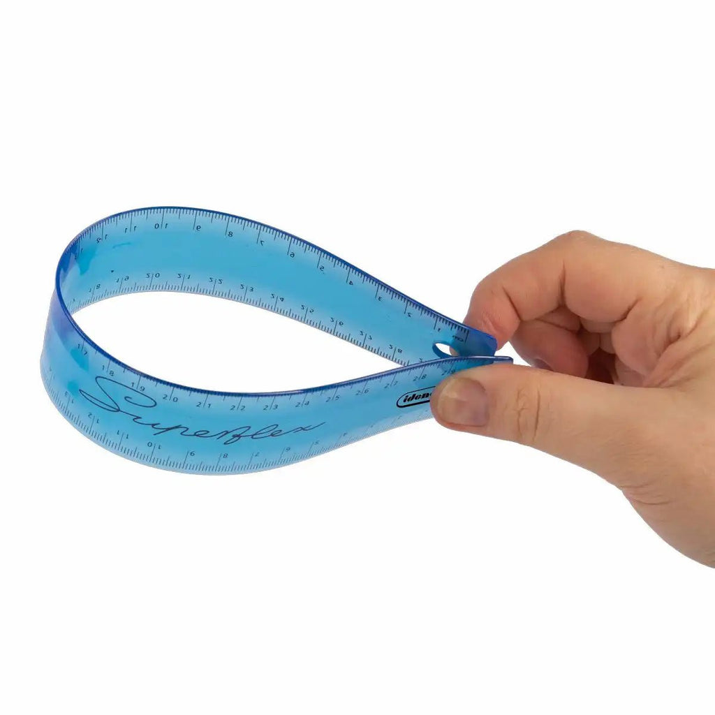 Flexibles Lineal Idena 15 cm farbig sortiert