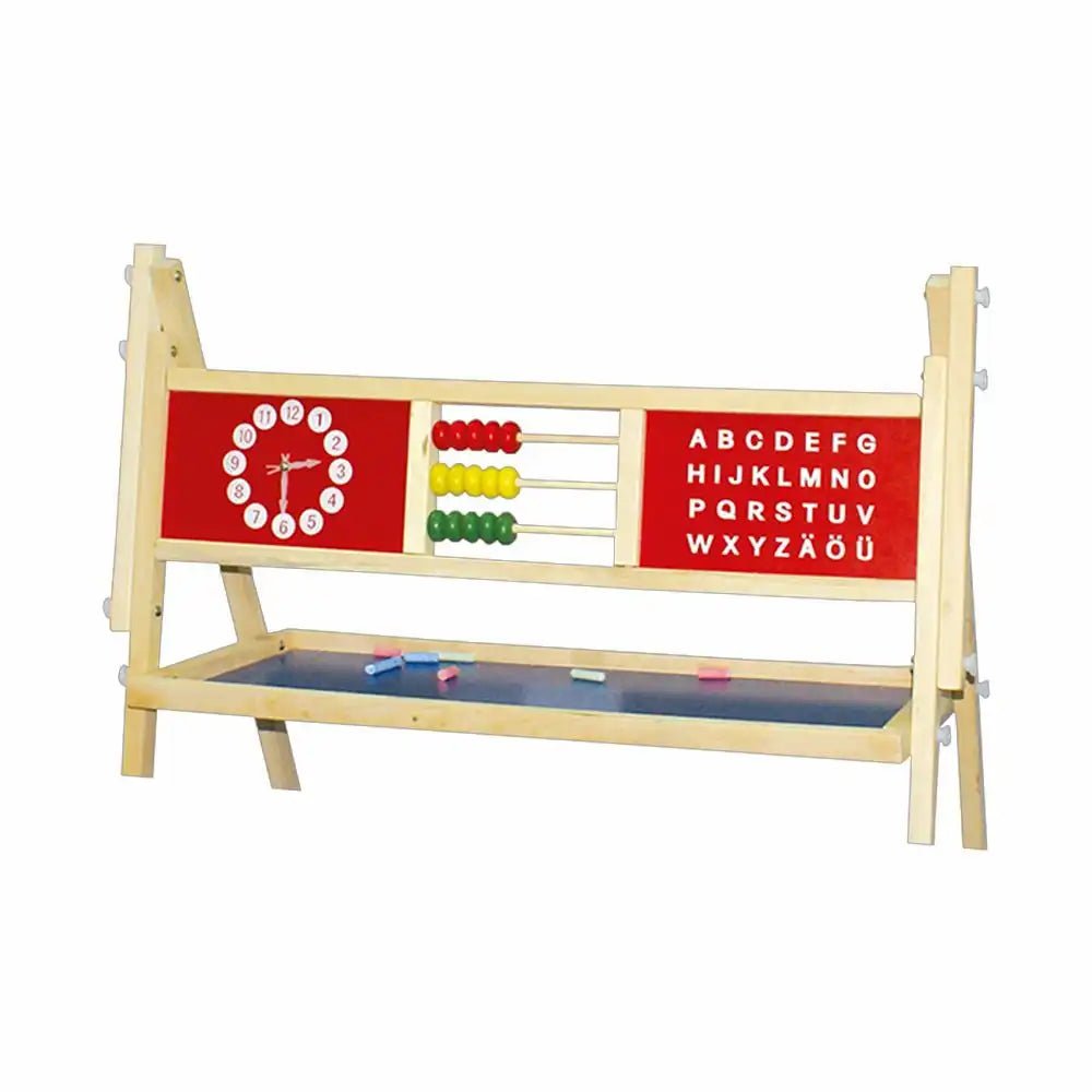 Zweiseitige Magnettafel für Kinder mit Kreide- und Whiteboardseite