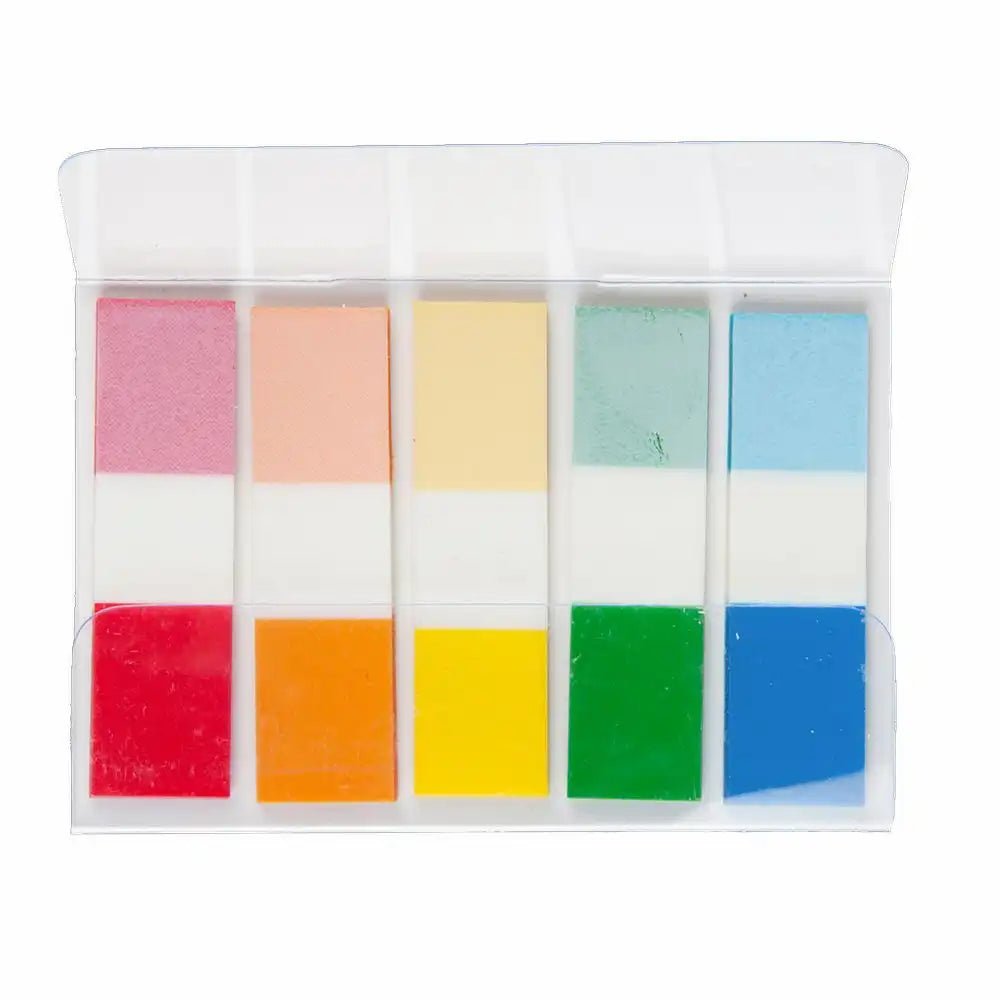 Idena Haftmarker Strips 5 Farben 100 Stück