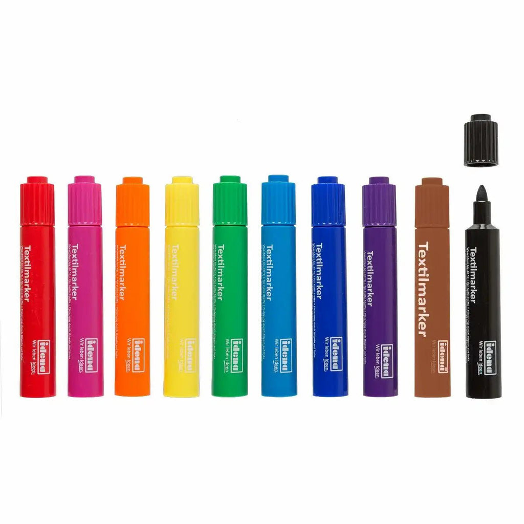 Textilmarker für Baumwolle Leinen synthetisch bunt
