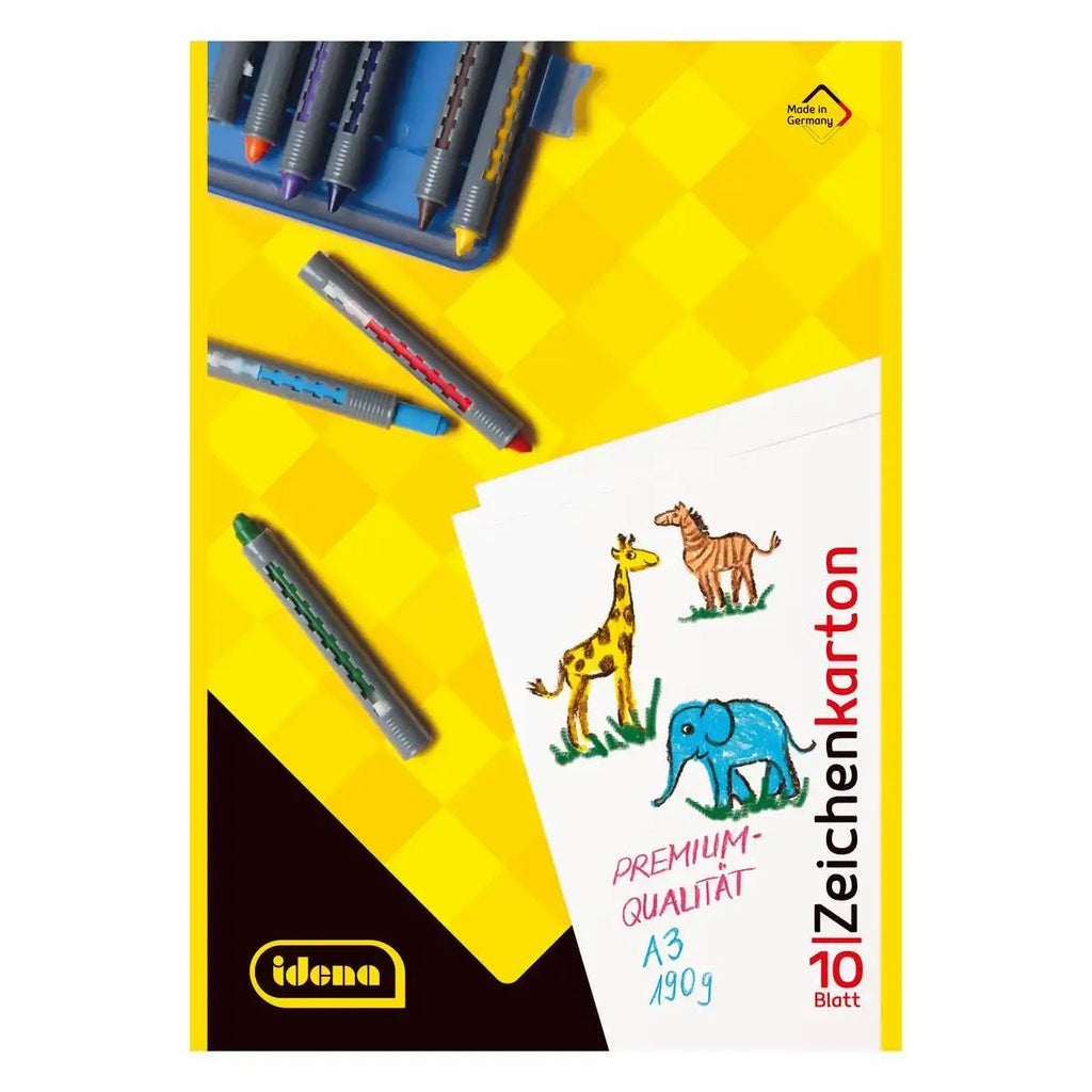 Idena Zeichenkarton DIN A3 190 g/m² 10 Blatt