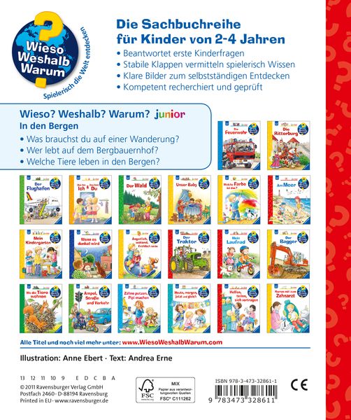 In den Bergen / Wieso? Weshalb? Warum? Junior Bd. 42 - Ravensburger