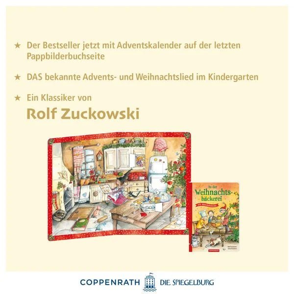 Kinderbuch Weihnachten mit Adventskalender und Liedklassiker