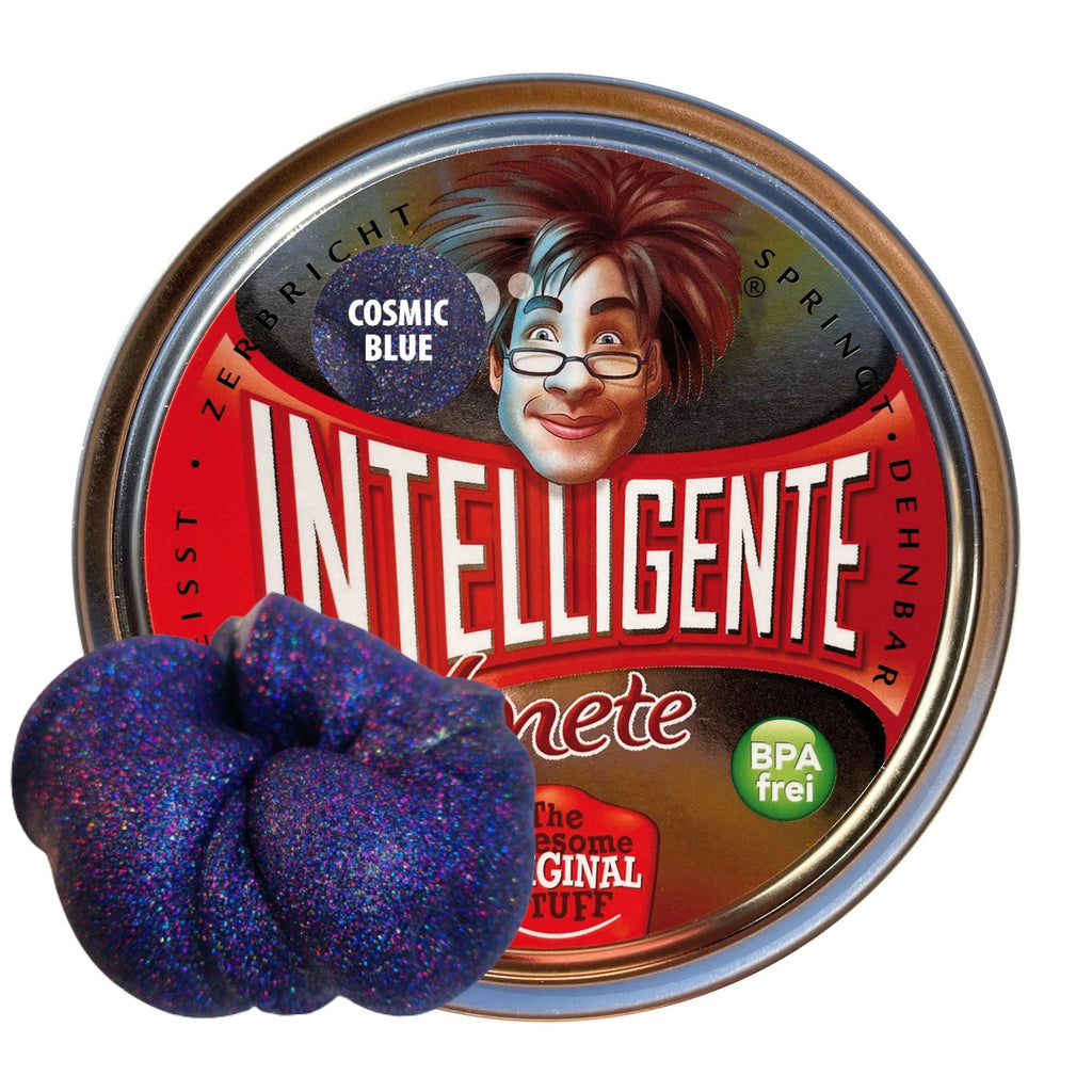 Intelligente Knete Cosmic Blue – glitzernde Galaxie-Knete
