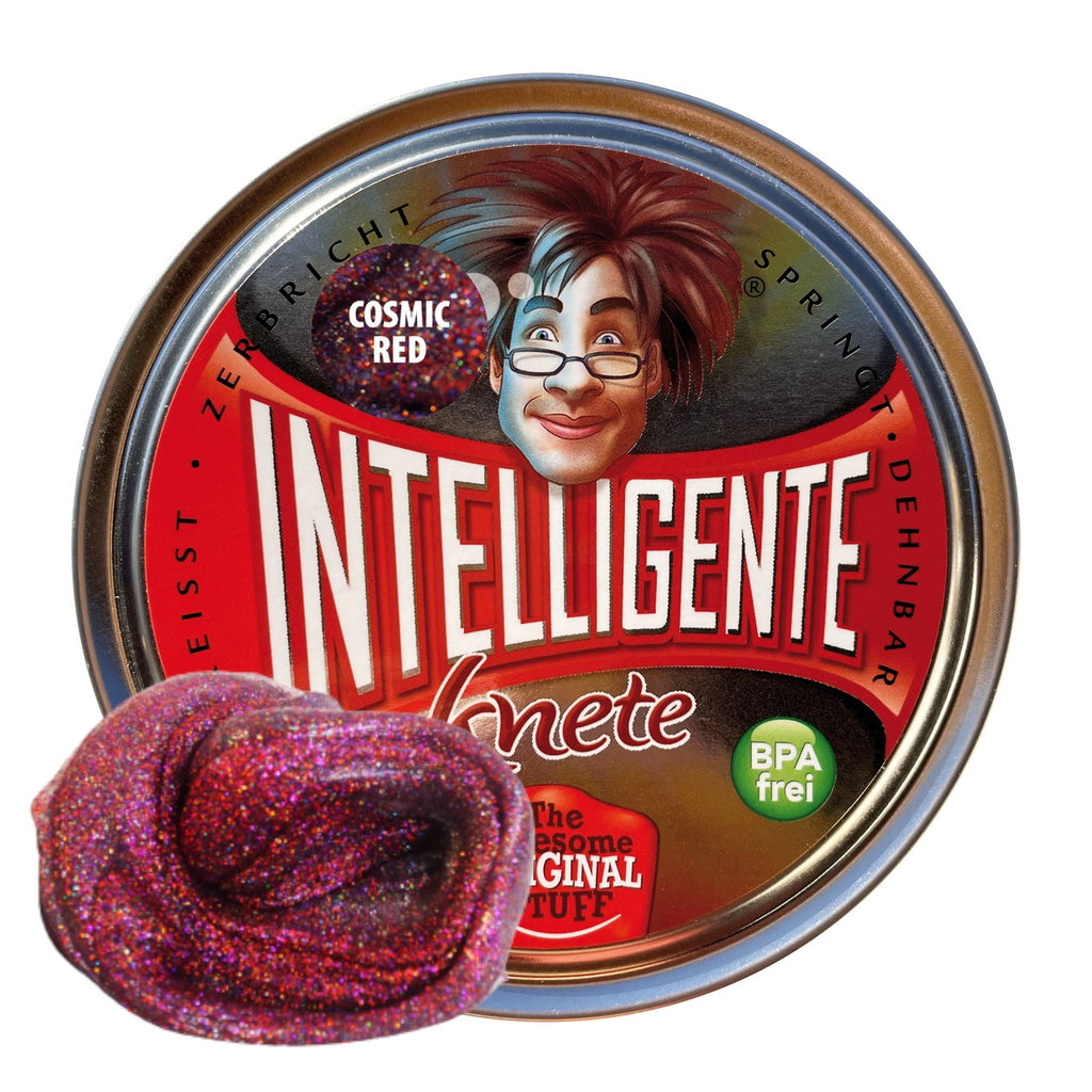 Intelligente Knete Cosmic Red – glitzernde Supernova-Knete
