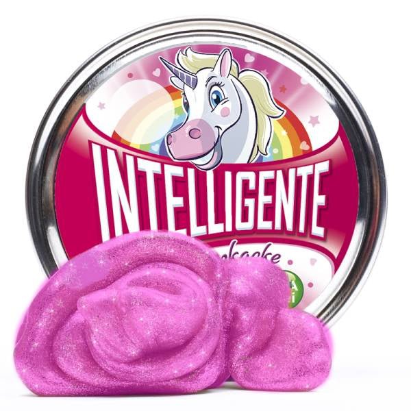 Intelligente Knete Einhornkacke Pink Glitzer – funkelnde Spielknete
