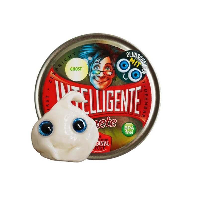 Intelligente Knete Ghost – Glow-in-the-Dark Knete mit Glubschaugen
