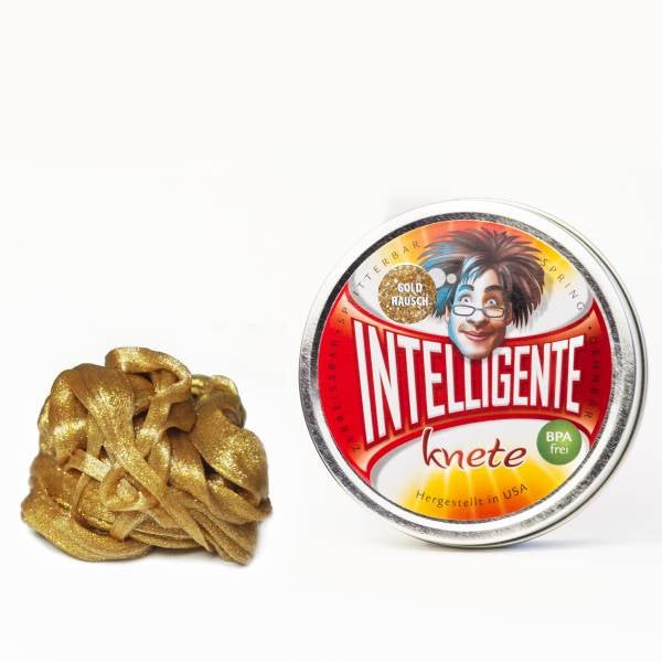 Intelligente Knete Goldrausch – goldene Metallic-Knete
