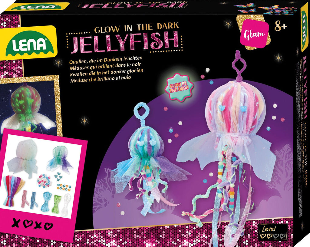 Jellyfish Glow in the Dark Bastelset mit Zubehör
