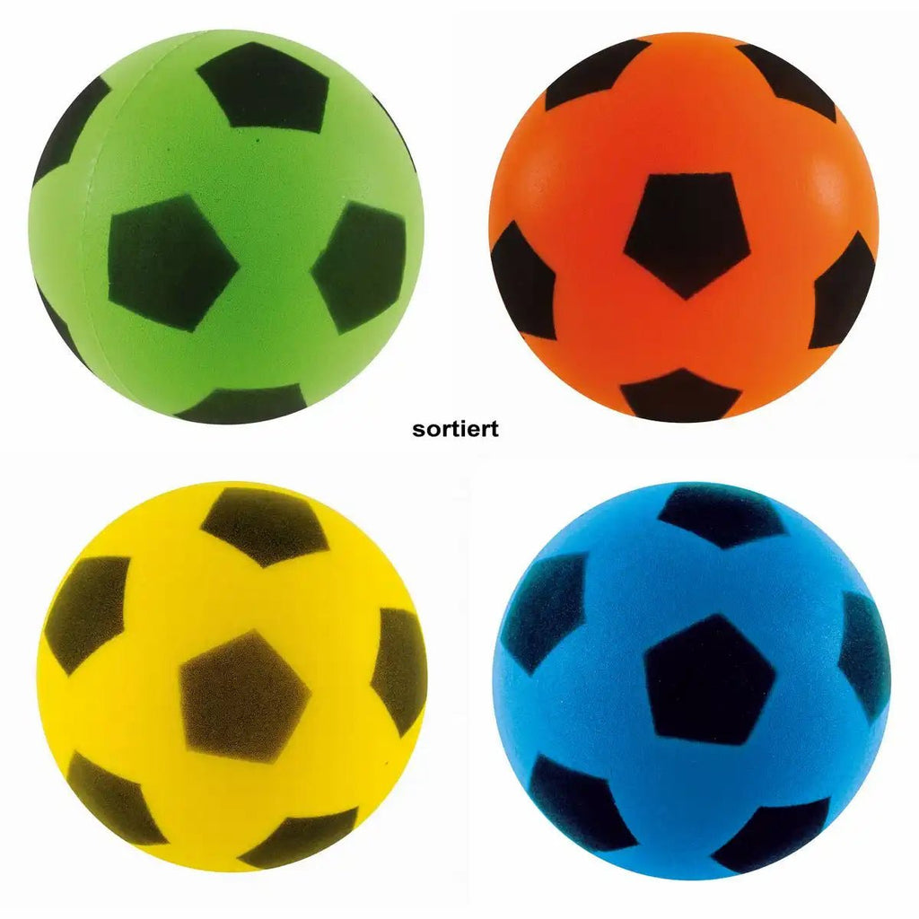 John Softball Ø 12 cm 4-farbig sortiert grün rot gelb blau Weichschaumball