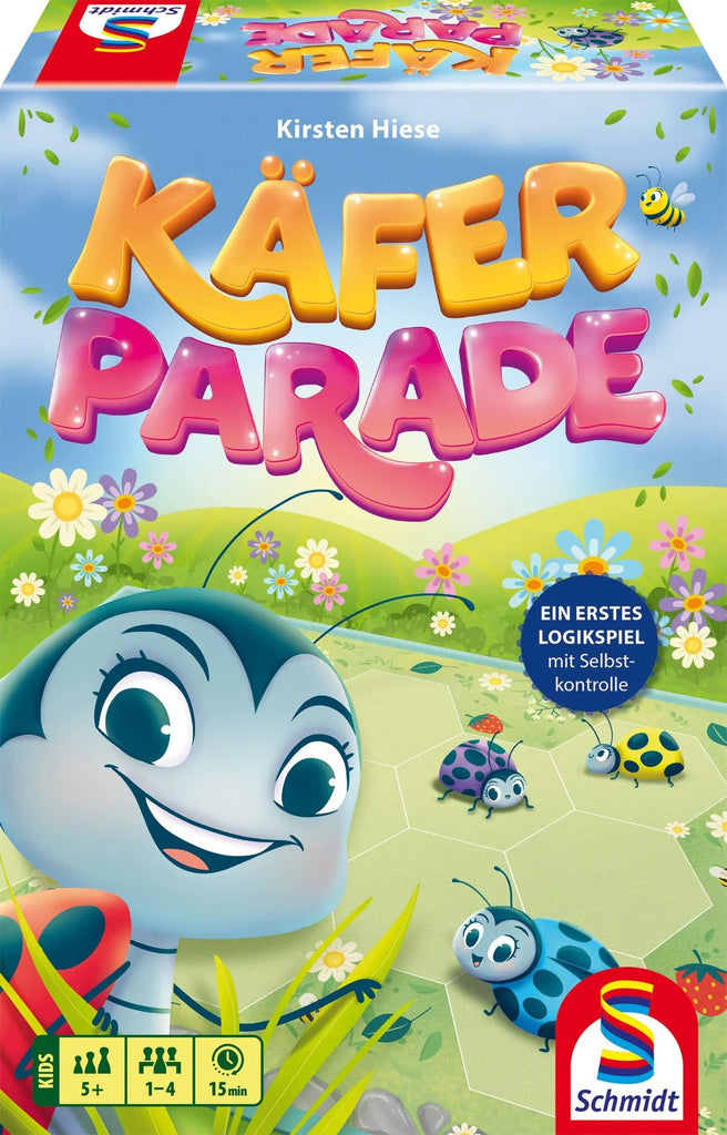 Käferparade Spiel von Schmidt Spiele mit bunten Käferfiguren
