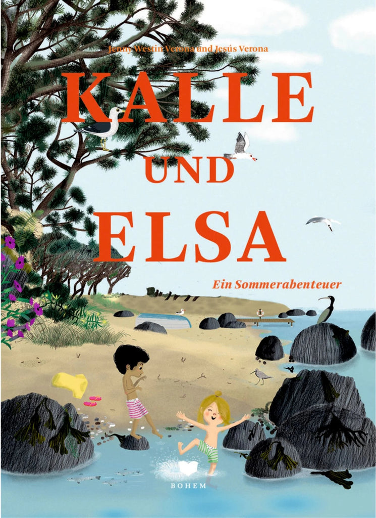 Kinderbuch Kalle und Elsa am Strand mit Schaufel und Fantasie
