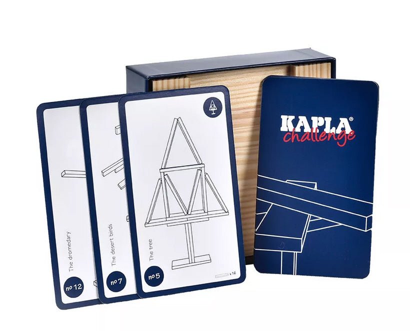 KAPLA Challenge Box Holz deutsch – Geschicklichkeitsspiel ab 10 Jahren
