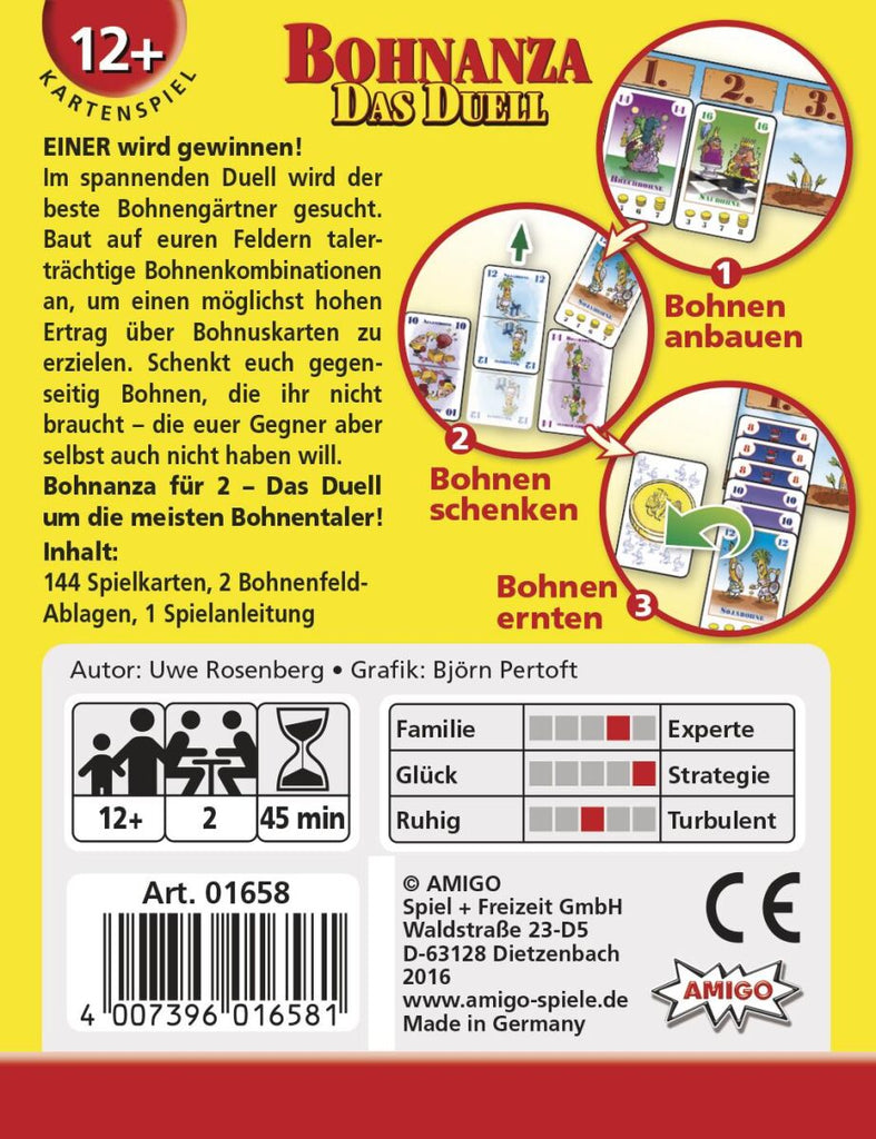 Kartenspiel - Bohnanza: Das Duell   - Amigo