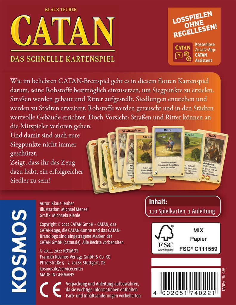 Kartenspiel - Die Siedler von Catan - Kosmos