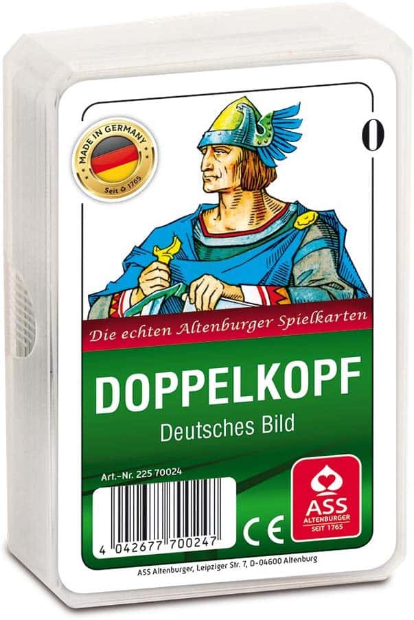 Kartenspiel - Doppelkopf, Deutsches Bild - ASS