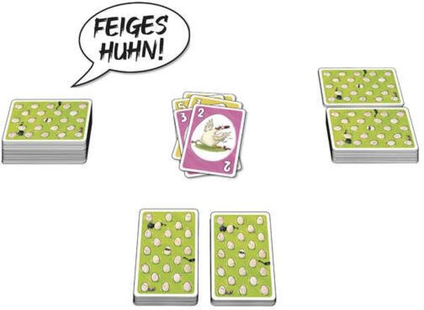 Kartenspiel - Feiges Huhn! - Amigo