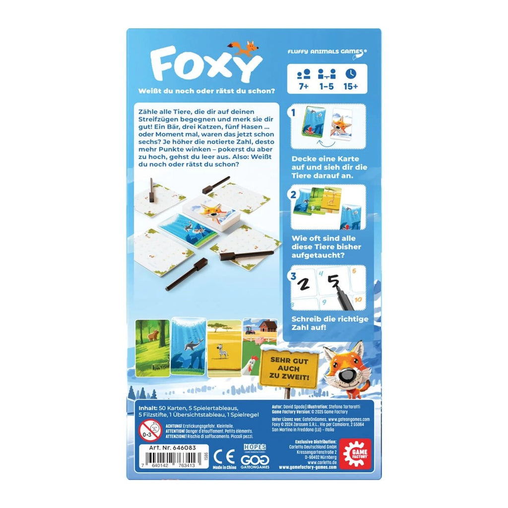 Kartenspiel - Foxy - Game Factory