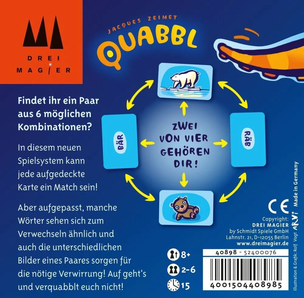 Kartenspiel - Quabbl - Schmidt Spiele