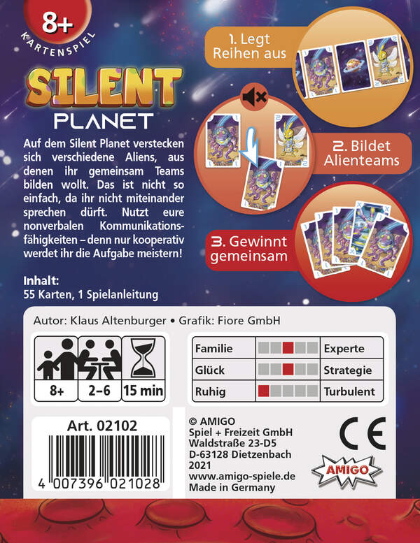 Kartenspiel - Silent Planet - Amigo