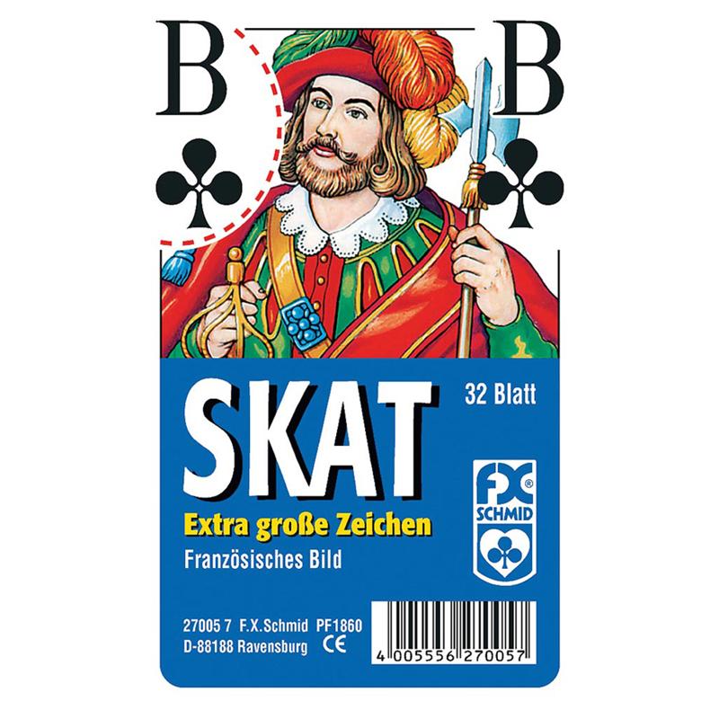 Kartenspiel - Skat Französisches Bild Senioren EXTRA GROßE ZEICHEN - Ravensburger