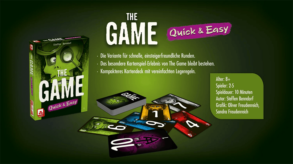 Kartenspiel - The Game Quick & Easy - Carletto