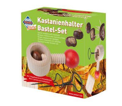 Kastanienhalter mit Bohrerset Bastelset - Idena