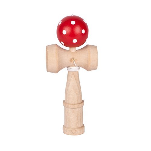 Kendama aus Holz, Farbe rot - Goki