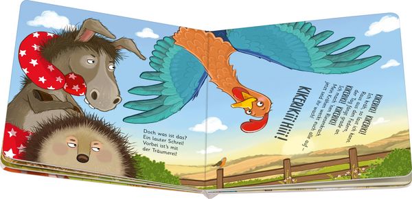 Aufwachgeschichte Kikeriki Tierbuch ab 2–4 Jahre