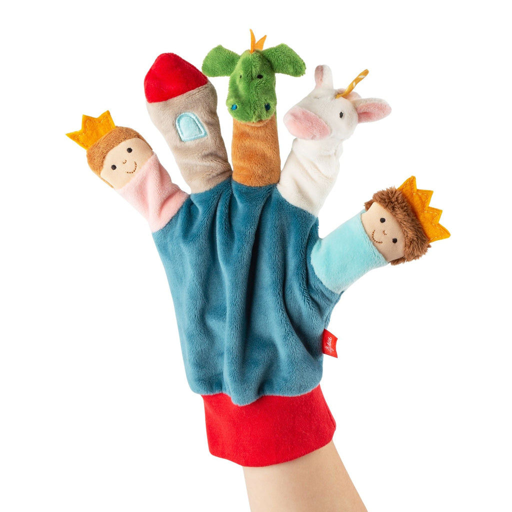 drache einhorn fingerspiel hands‑on fingerpuppen plüschhandschuh